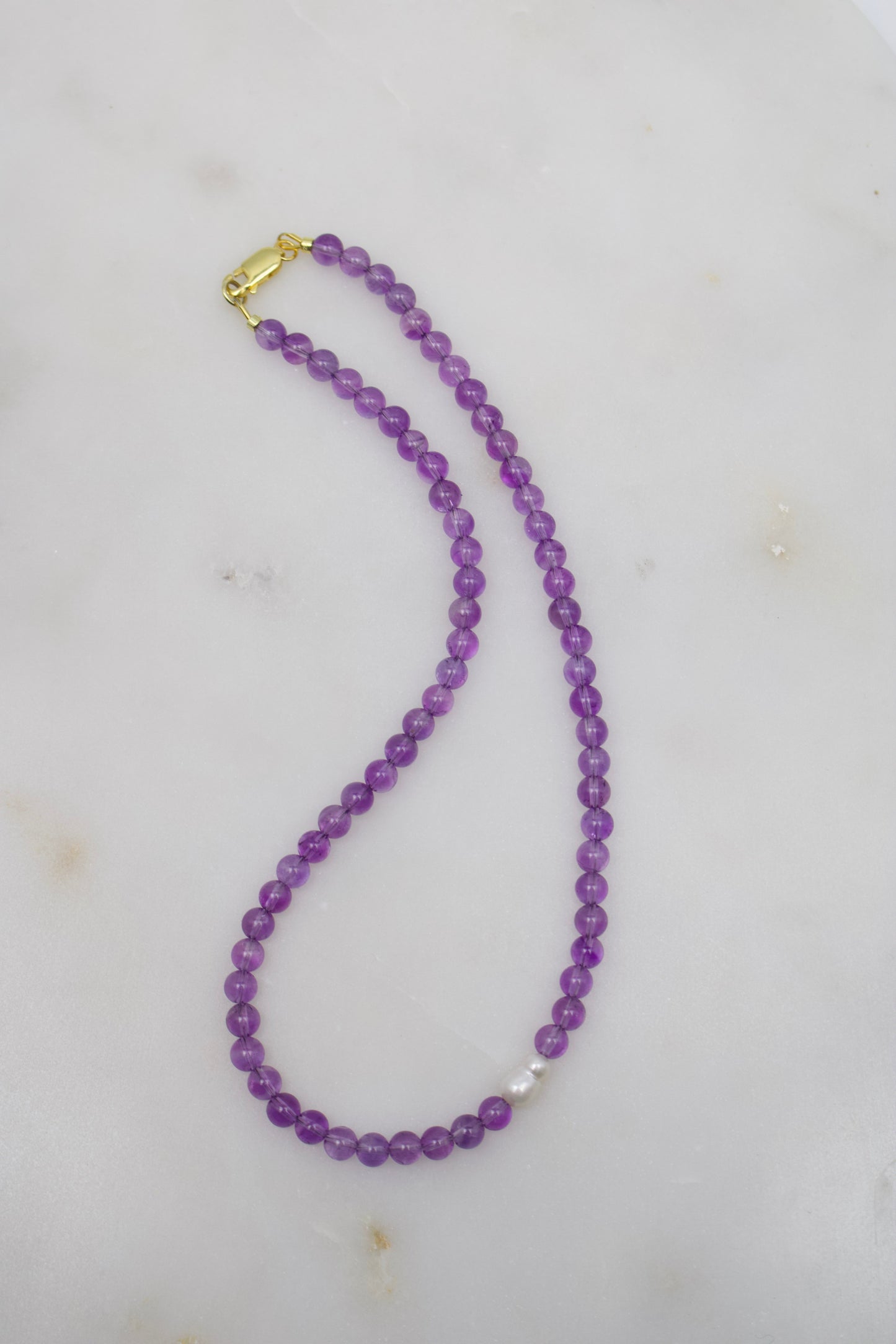 Amethyst Perlenkette