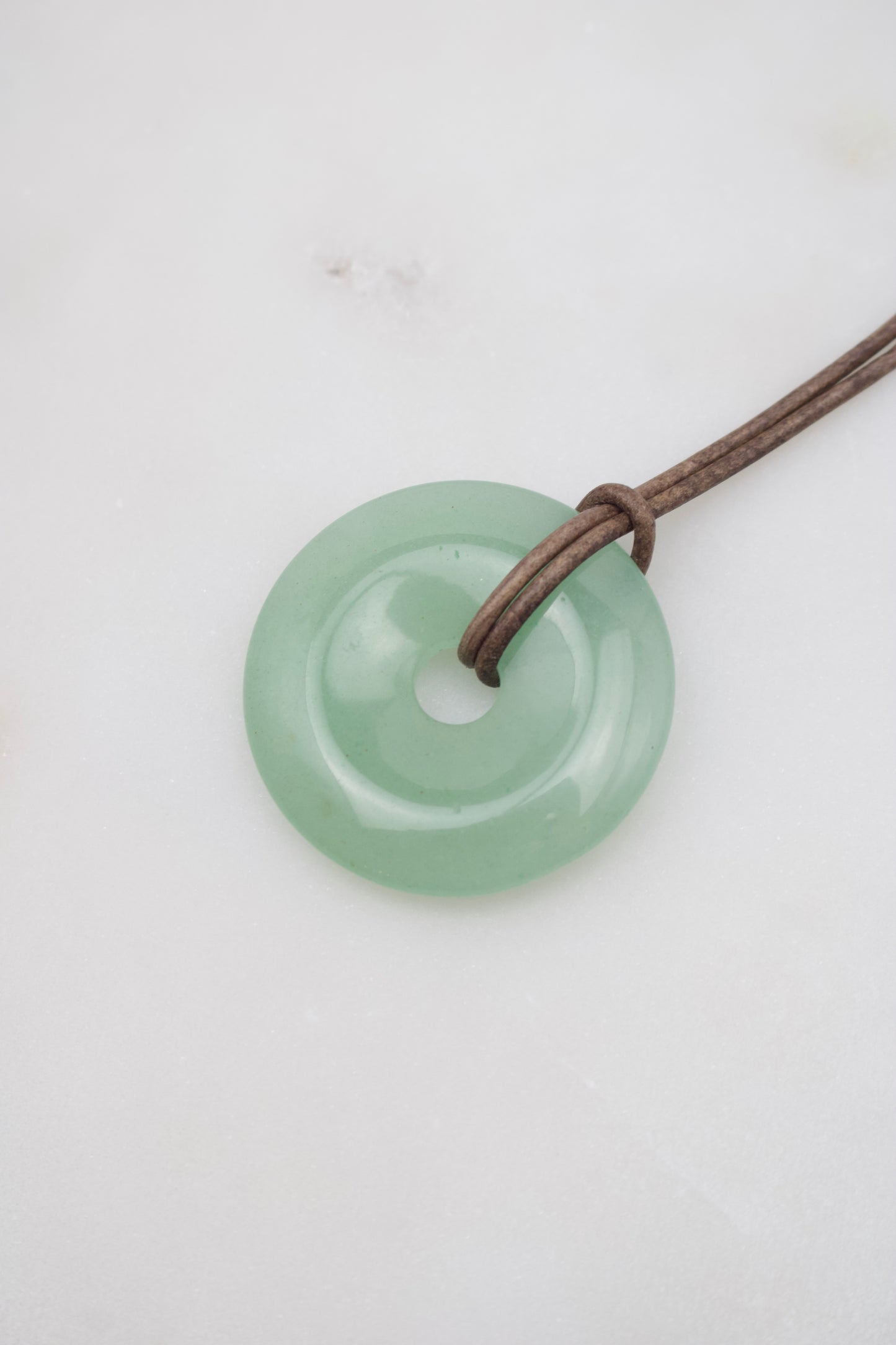 Grüner Aventurin Donut