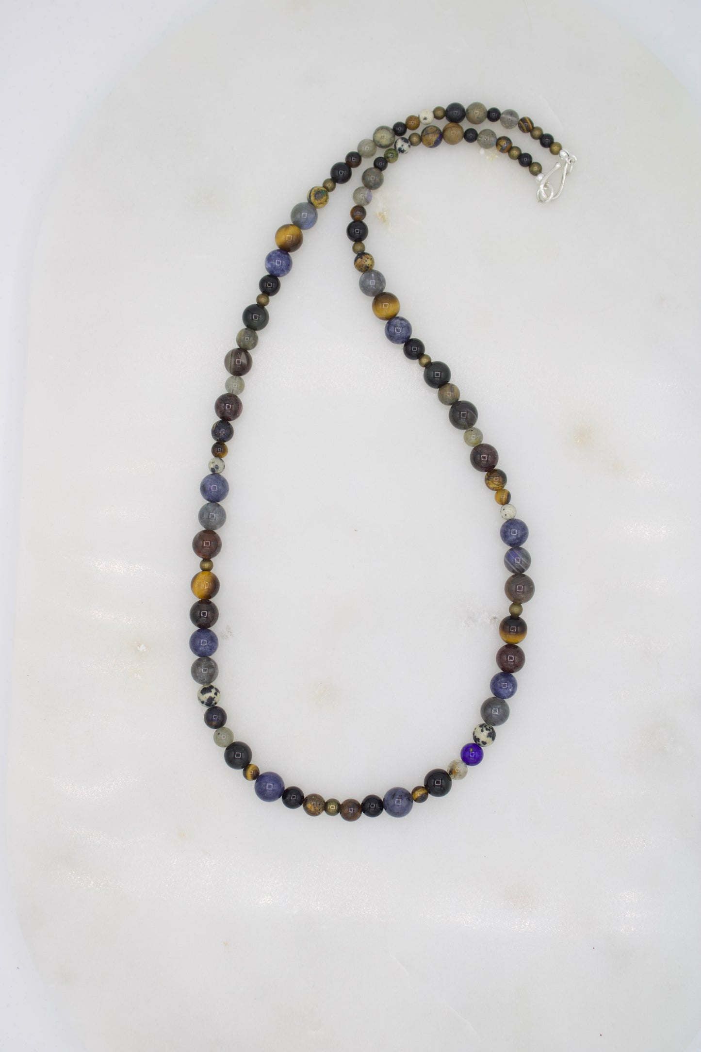 Herren Kette "Cosmos" mit Saphir
