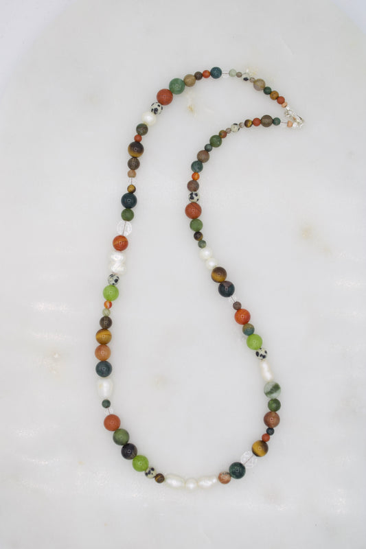 Perlenkette "terra"