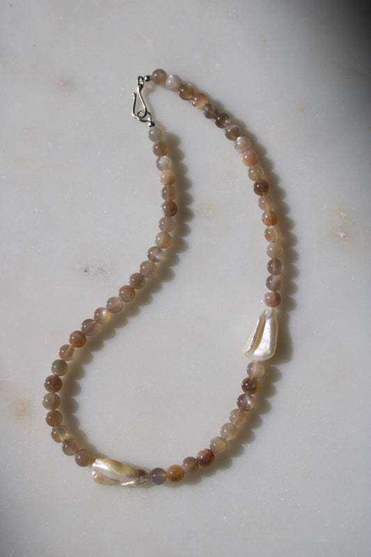 Perlenkette "Earth & Sea"