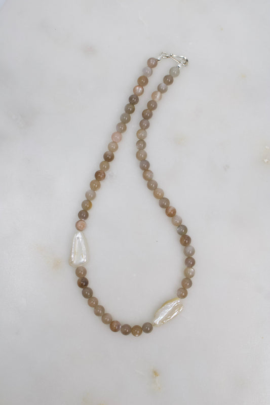 Perlenkette "Earth & Sea"