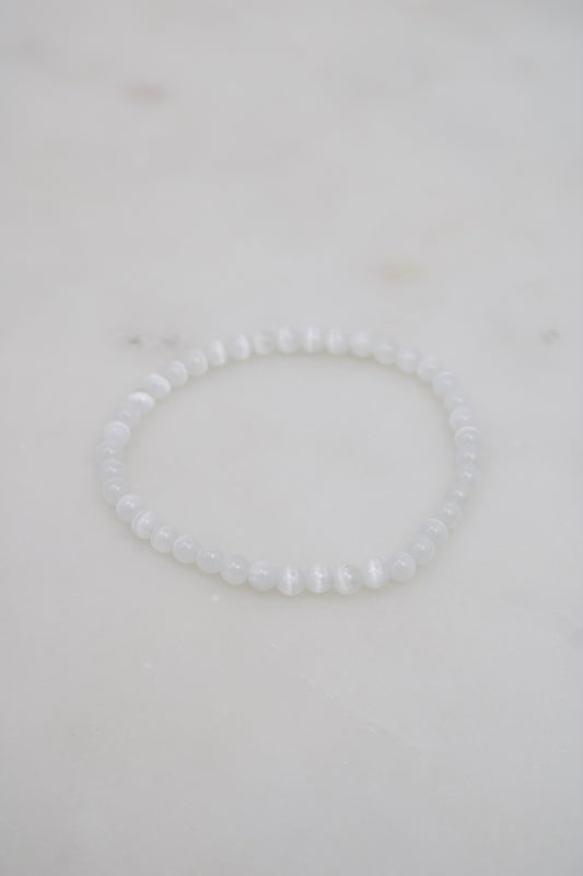 Selenit Armband