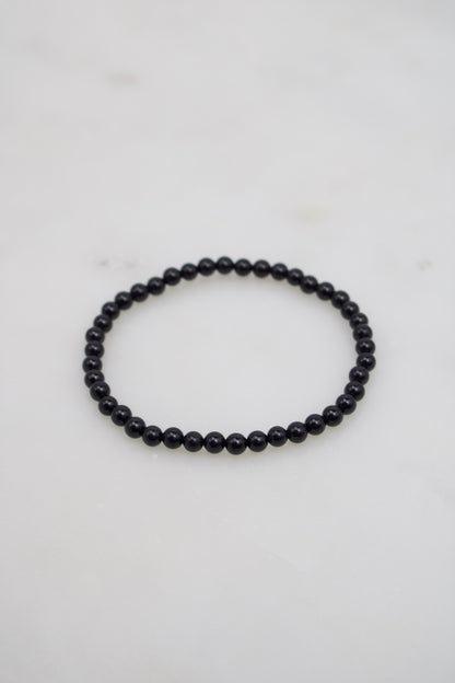 Schwarzes Turmalin Armband