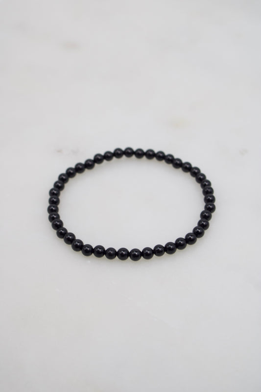 Schwarzes Turmalin Armband