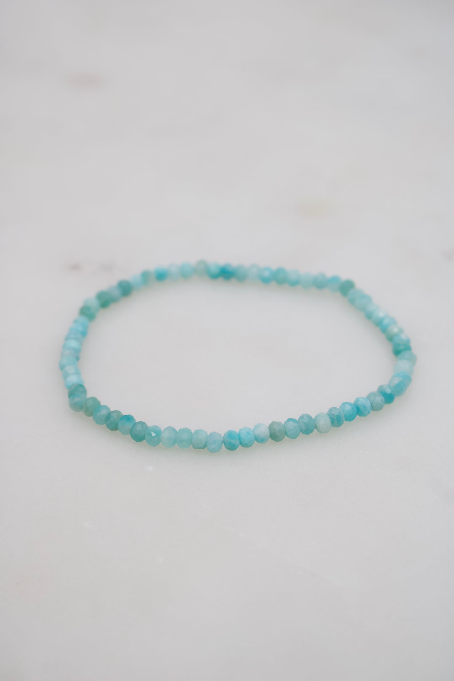 Amazonit Armband facettiert