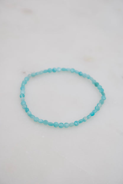 Amazonit Münzen Armband