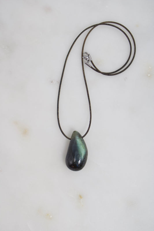 Labradorit Freeform Drop