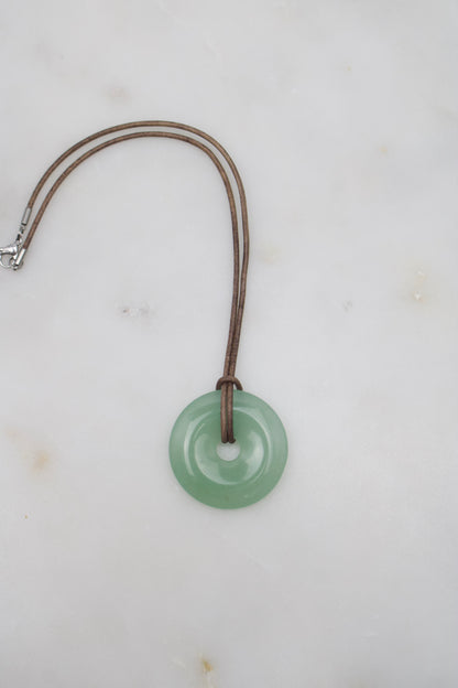 Grüner Aventurin Donut