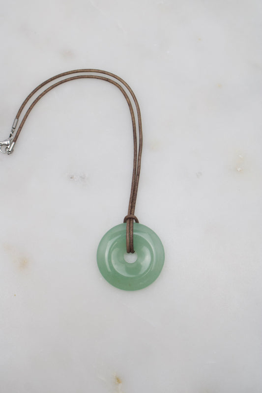 Grüner Aventurin Donut