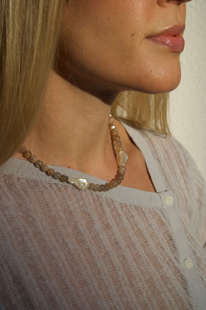 Perlenkette "Earth & Sea"