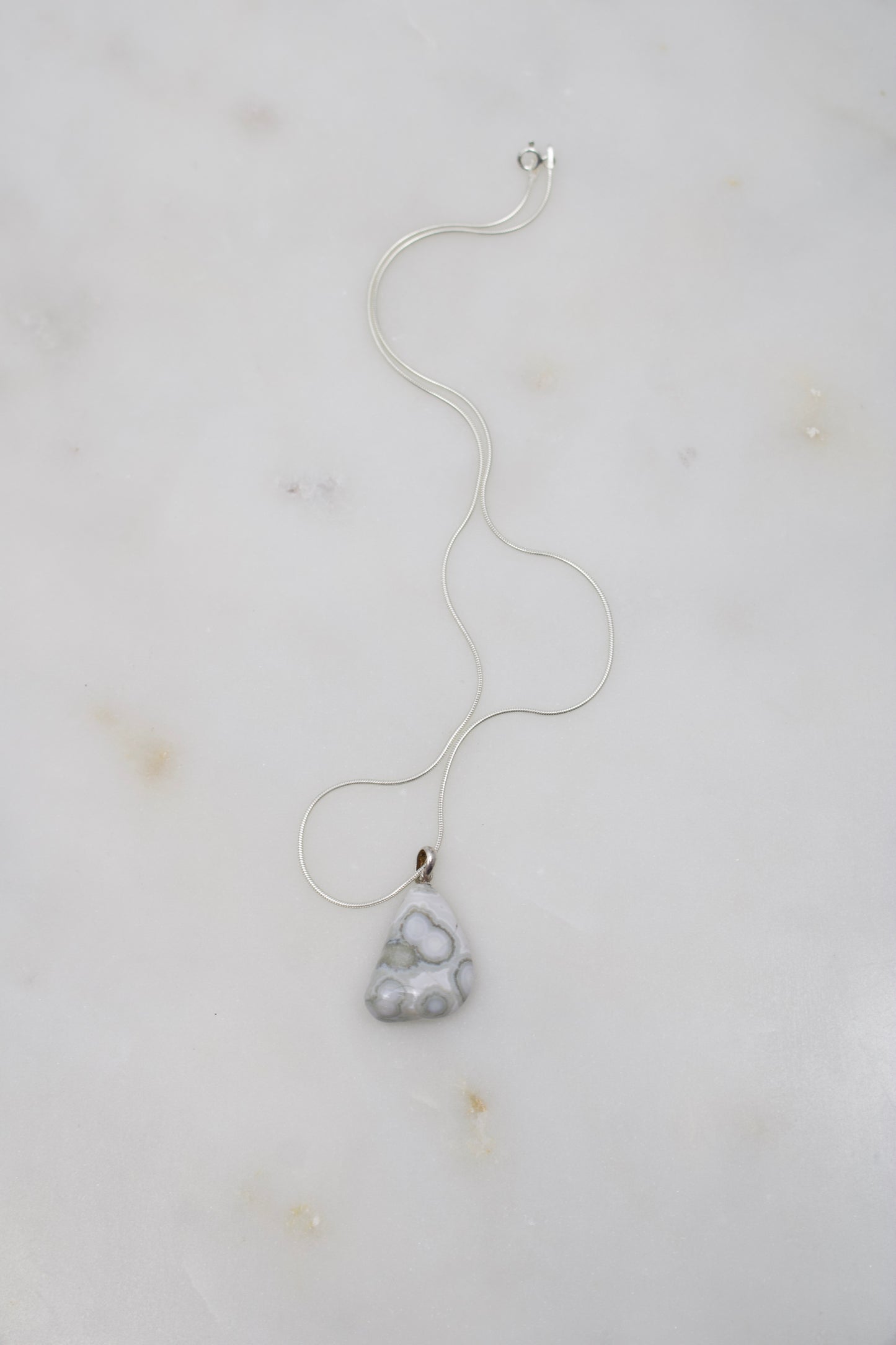 Ozean Jaspis in Sterling Silber