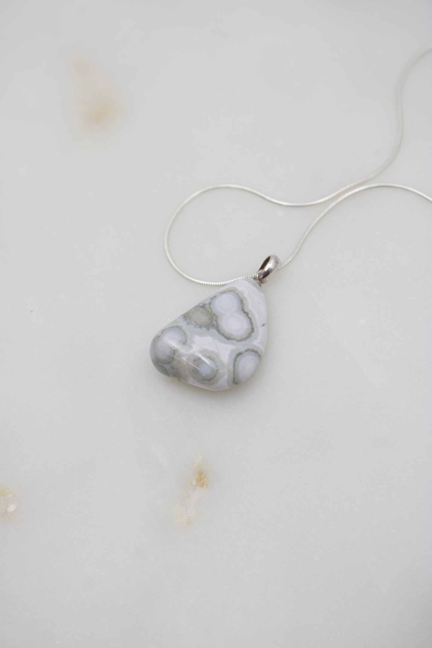 Ozean Jaspis in Sterling Silber
