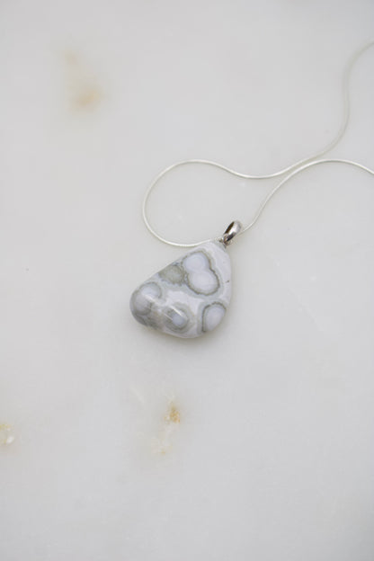 Ozean Jaspis in Sterling Silber